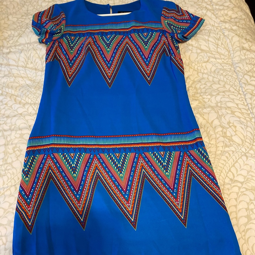Blue dress with fun design